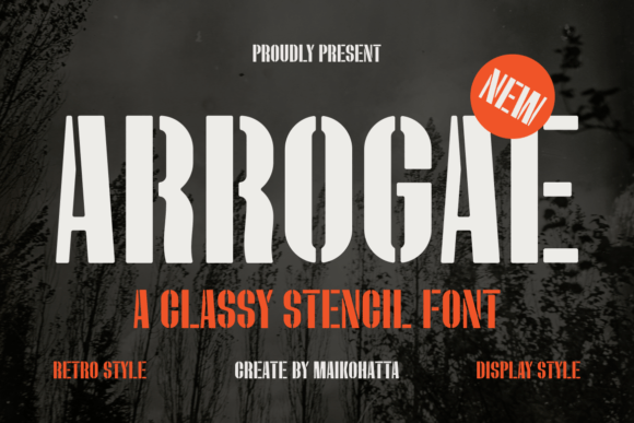Arrogae: A Bold Font for Editorial Design