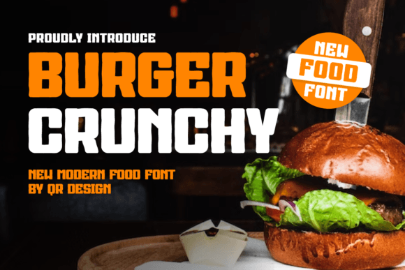 Burger Crunchy: A Playful Font for Creative Projects