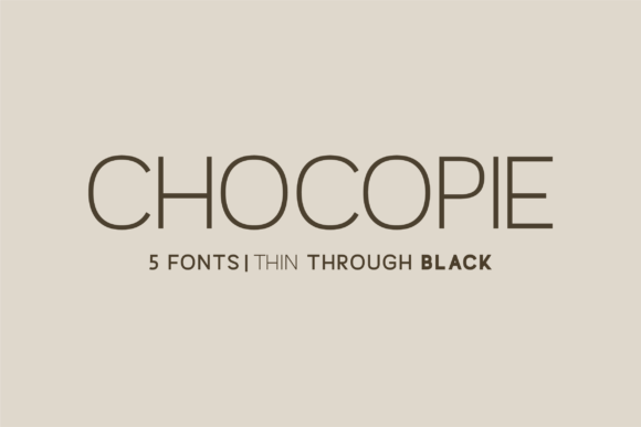 Chocopie: A Font That Speaks Clearly