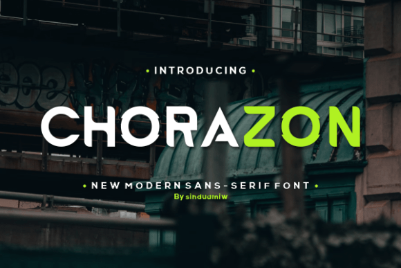 Chorazon: A Bold Font for Impactful Campaigns