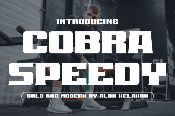 Cobra Speedy: A Bold Font for Editorial Design