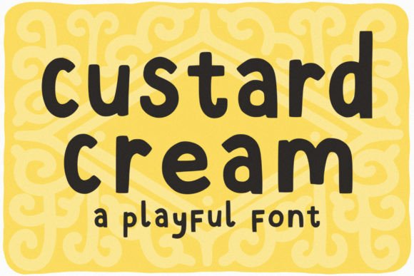 Custard Cream: A Playful Font for Bold Campaigns