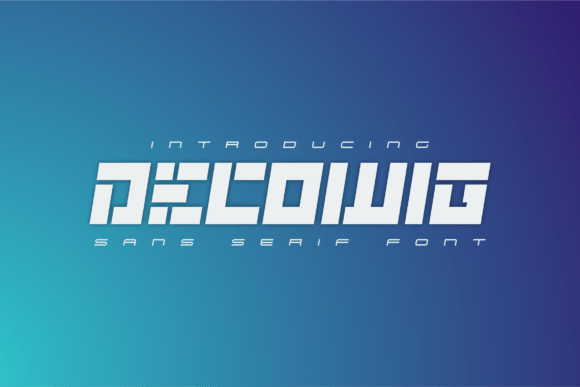 Decowig: A Bold Font for Creative Campaigns