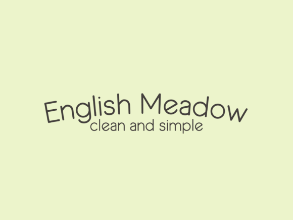 English Meadow Font Review
