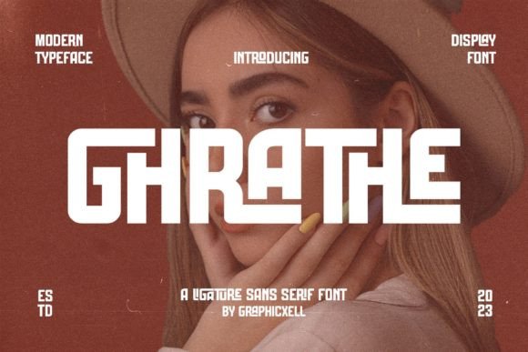 Ghrathe Font: Modern Typography for Crafters