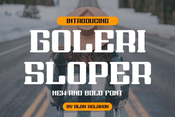 Goleri Sloper Font for Web Design
