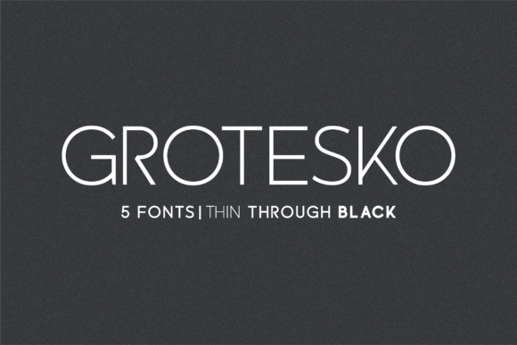 Grotesko: A Font for Professional Branding