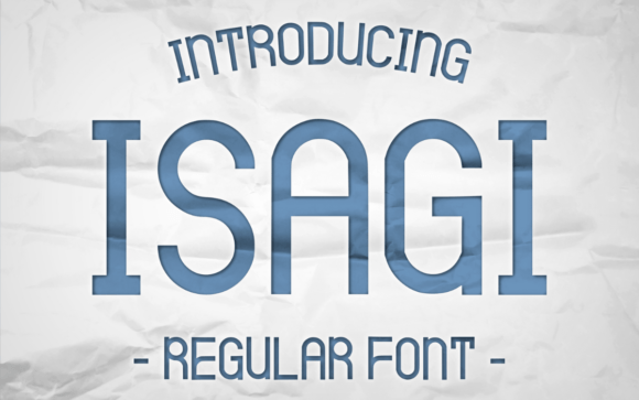 Isagi: A Bold Sans Serif for Creative Projects
