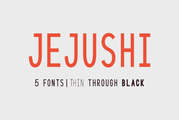 Jejushi: A Clean, Modern Font for Branding