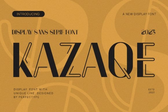 Kazaqe: A Font for Creative Makers