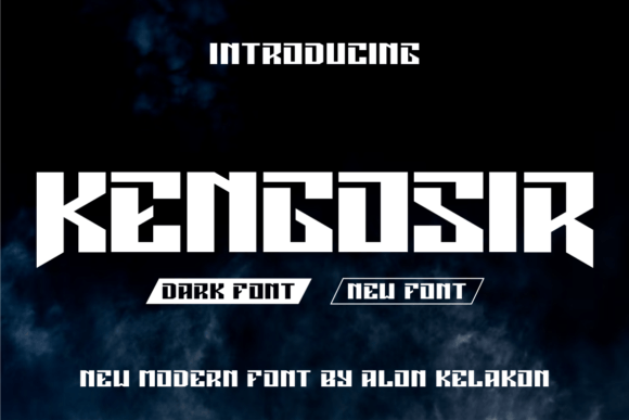 Kengosir: A Bold Font for Digital Marketing
