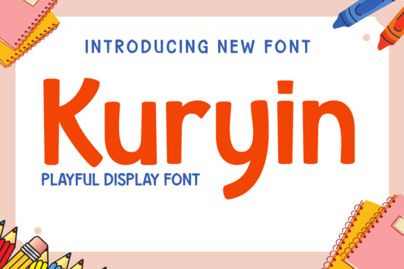 Kuryin Font: Playful Typography for Makers