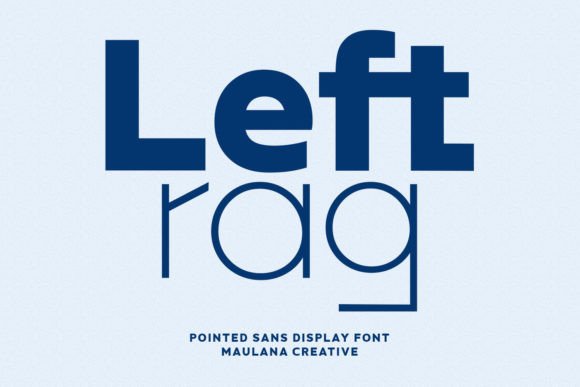 Leftrag: A Handwritten Font for Creative Projects