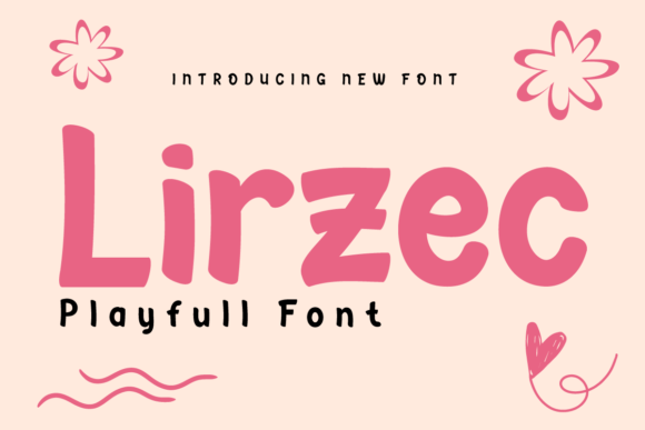 Lirzec Font: Playful Typography for Web Design