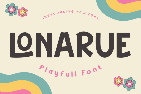 Lonarue Font: Playful Typography for Makers
