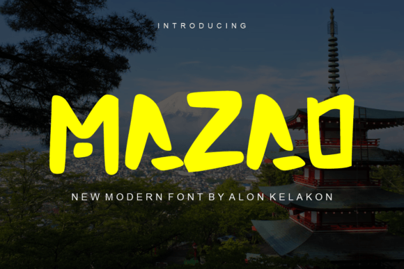 Mazao: A Modern Typeface for Editorial Design