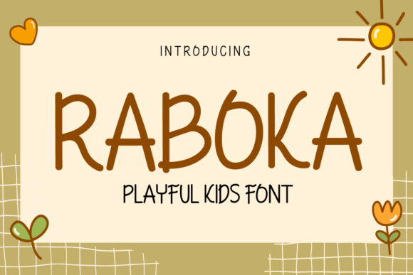 Raboka Font: Playful Typography for Crafters