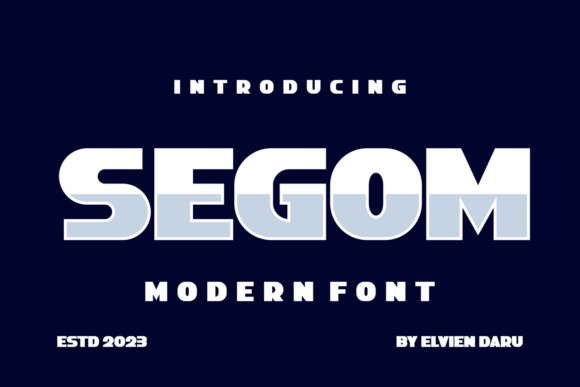 Segom: A Versatile Sans Serif for Creative Projects