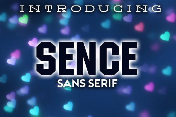 Sence: A Font for Professional Branding