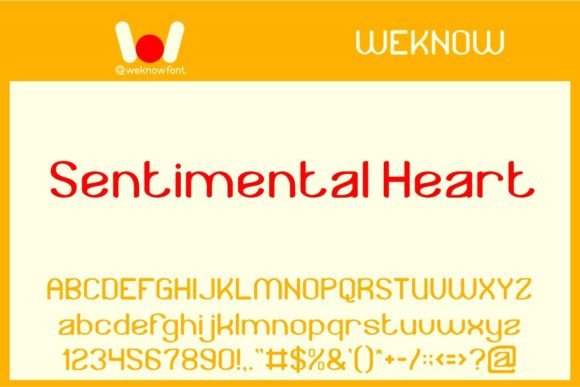 Sentimental Heart Font