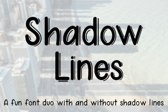 Shadow Lines: A Versatile Sans Serif Font