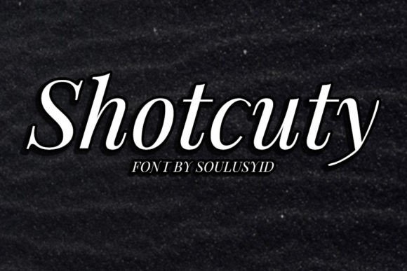 Shotcuty: A Font for Polished Branding