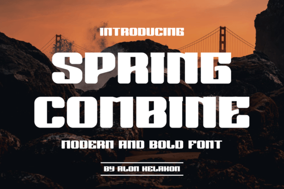 Spring Combine Font for Bold Branding