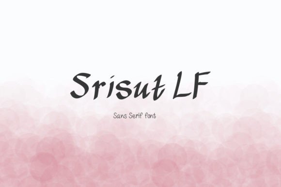 Srisut Lf: A Quirky Handwritten Font