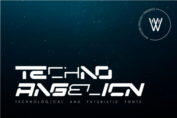Techno Angelion: A Futuristic Font for Web Design