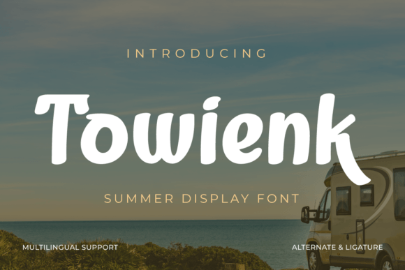 Towienk Font: Summer Vibes in Every Letter