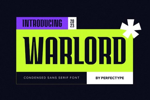 Warlord Font: Bold & Balanced