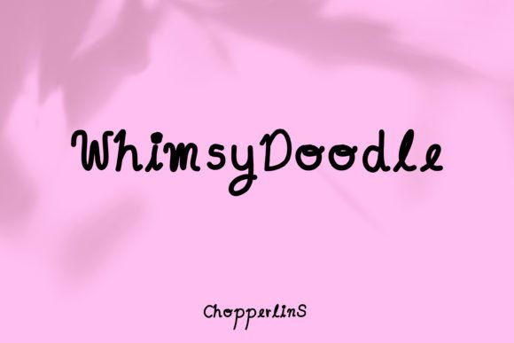 Whimsydoodle: A Playful Typeface for Creative Projects