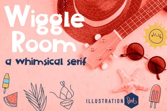 Wiggle Room: A Whimsical Font for Creative Projects